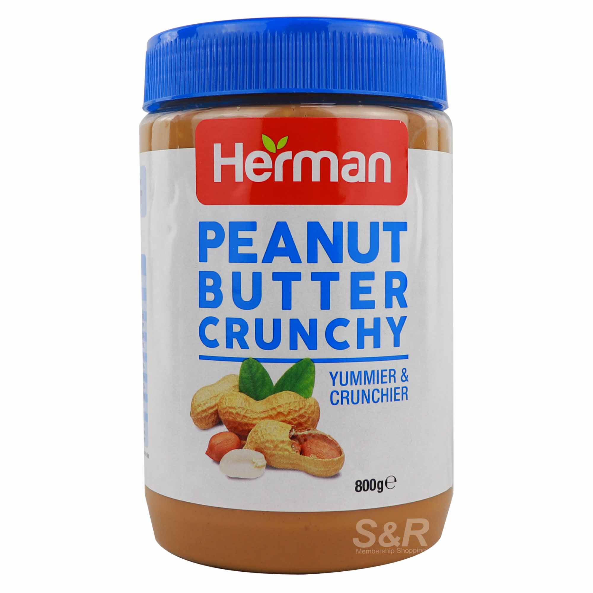 Herman Peanut Butter Crunchy 800g